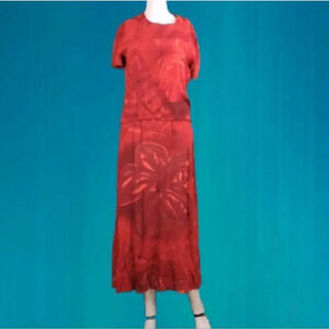 A Positive Attitude Layered Midi-dress, 100% Rayon